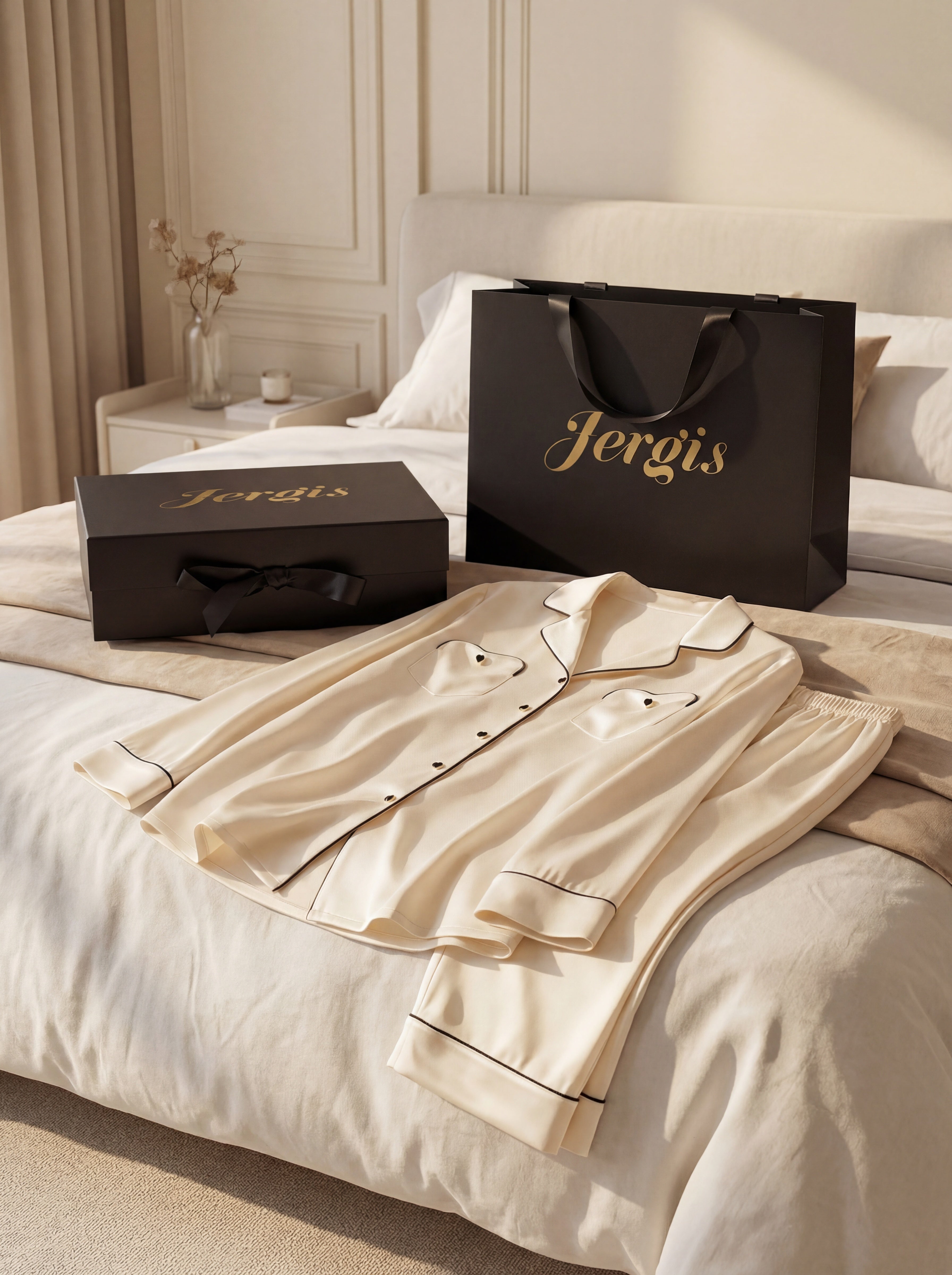 Le Pyjama en Soie Livia Le luxe des reines