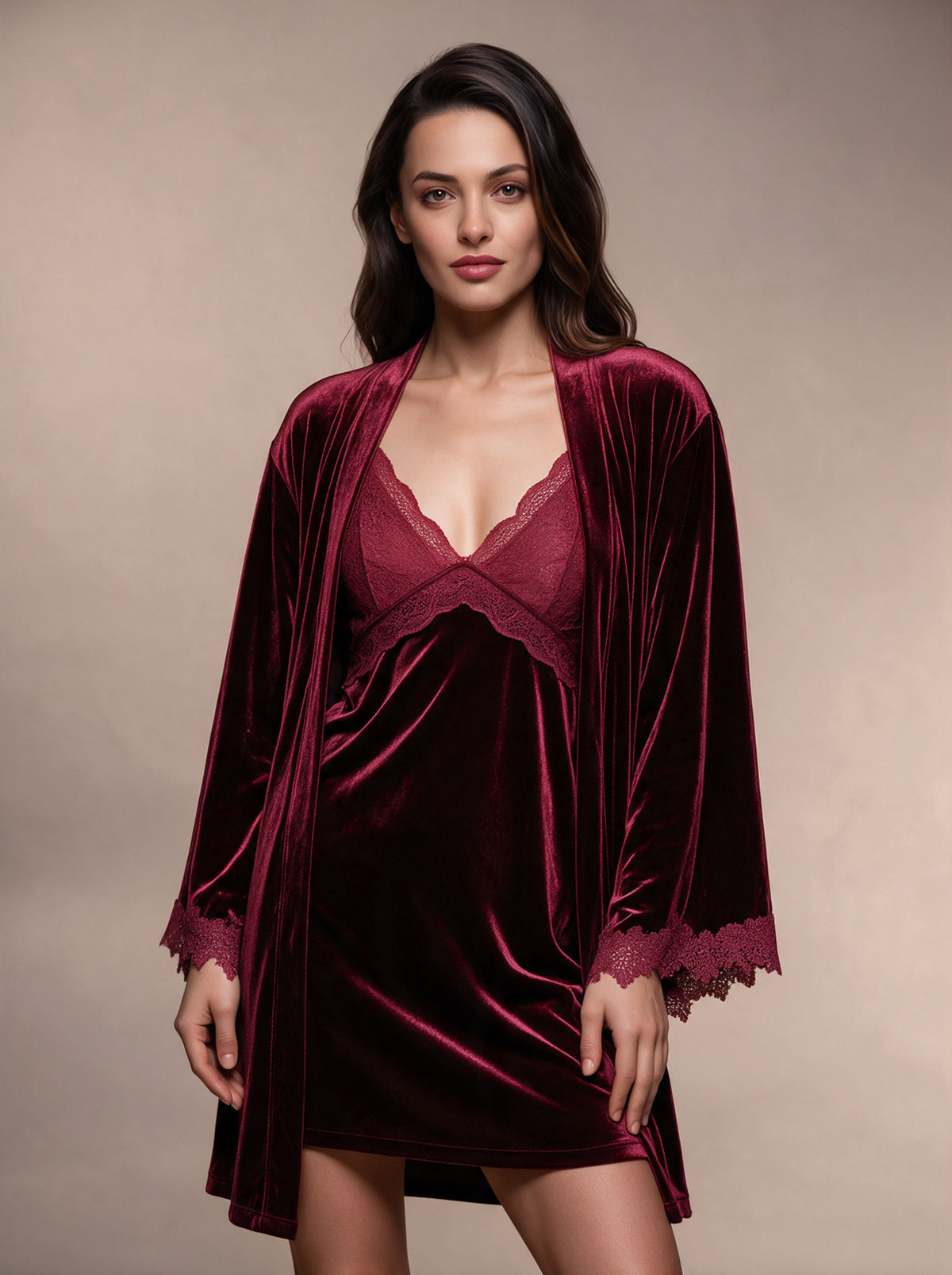 Ensemble en velour 2 pieces