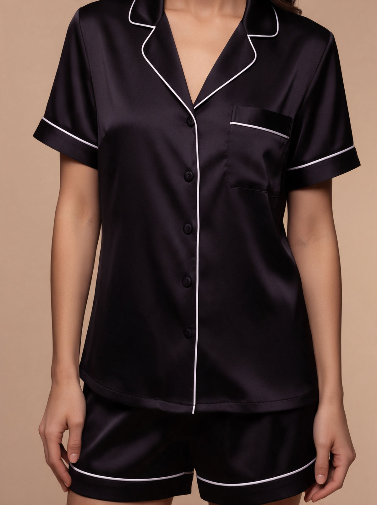 Luna (Pyjama satin de soie)