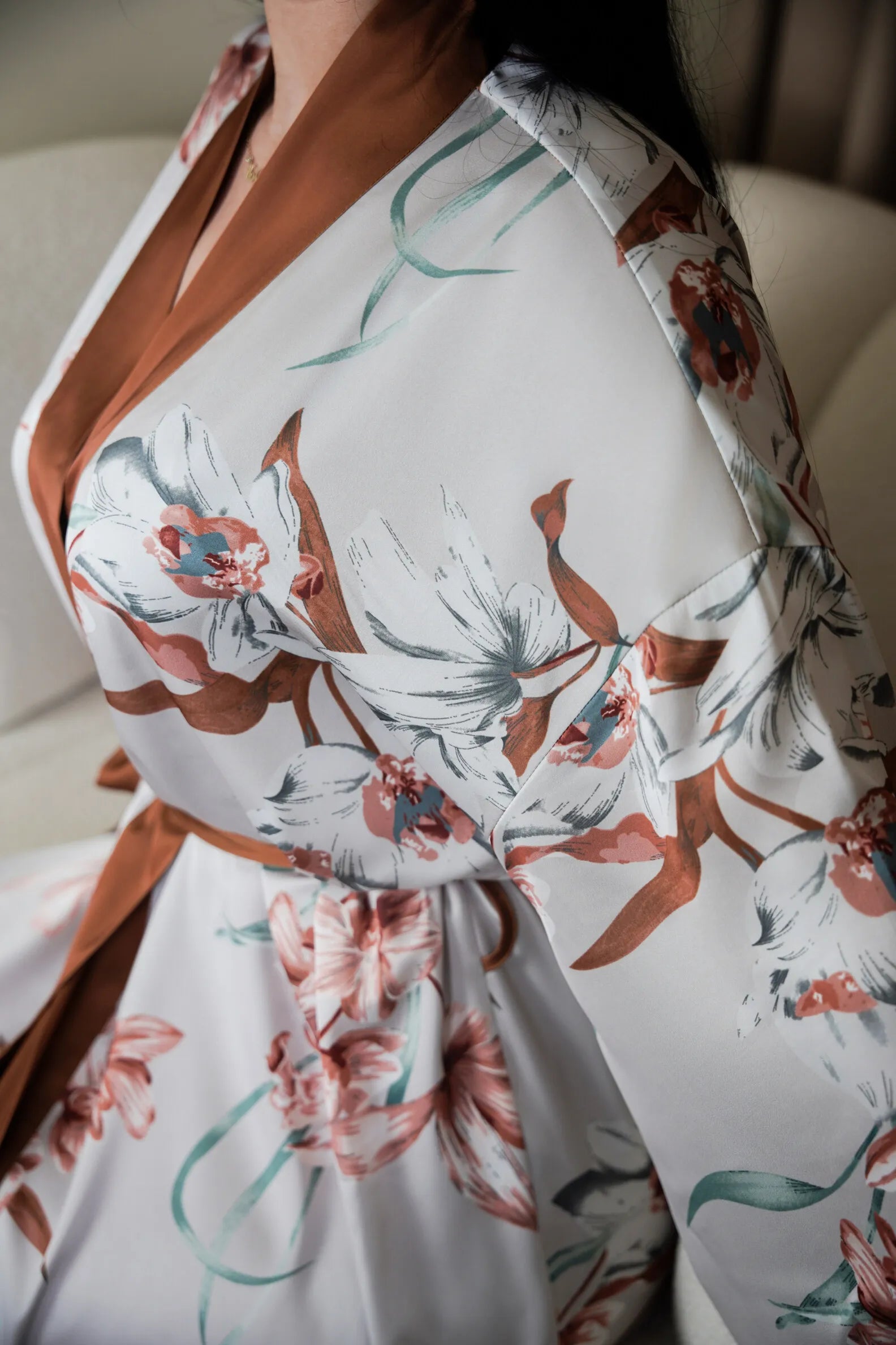 L'ensemble Ambre Trio en Satin Floral