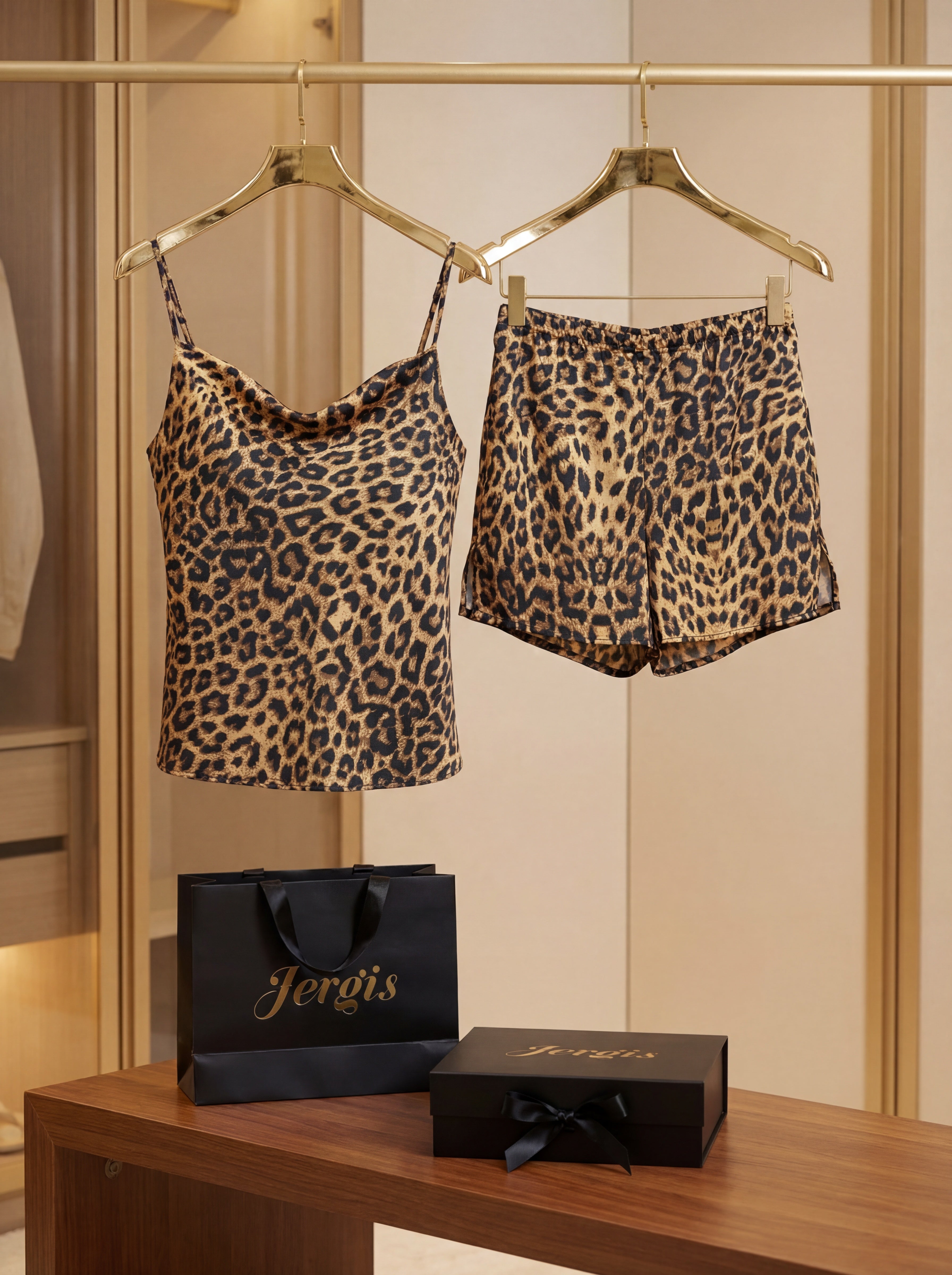 Pyjama Court Léopard L'Audacieuse