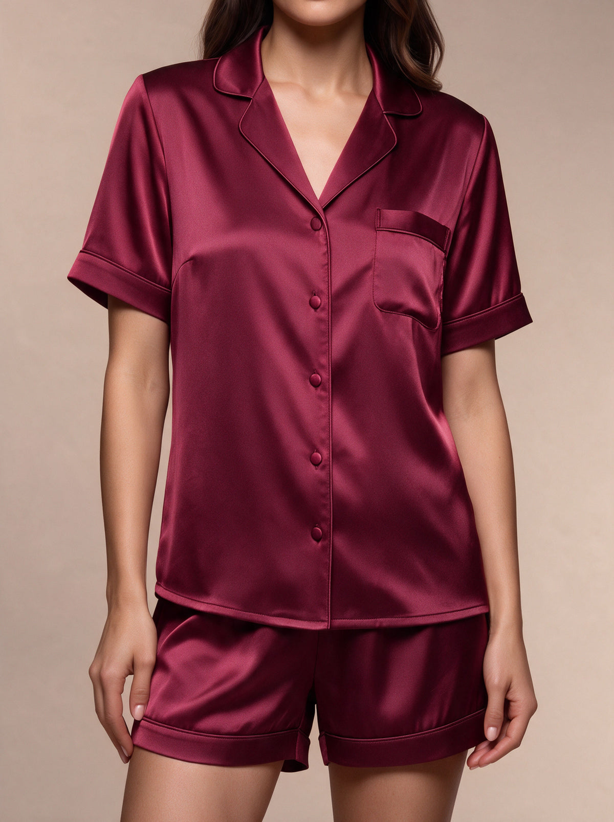 Luna (Pyjama satin de soie)