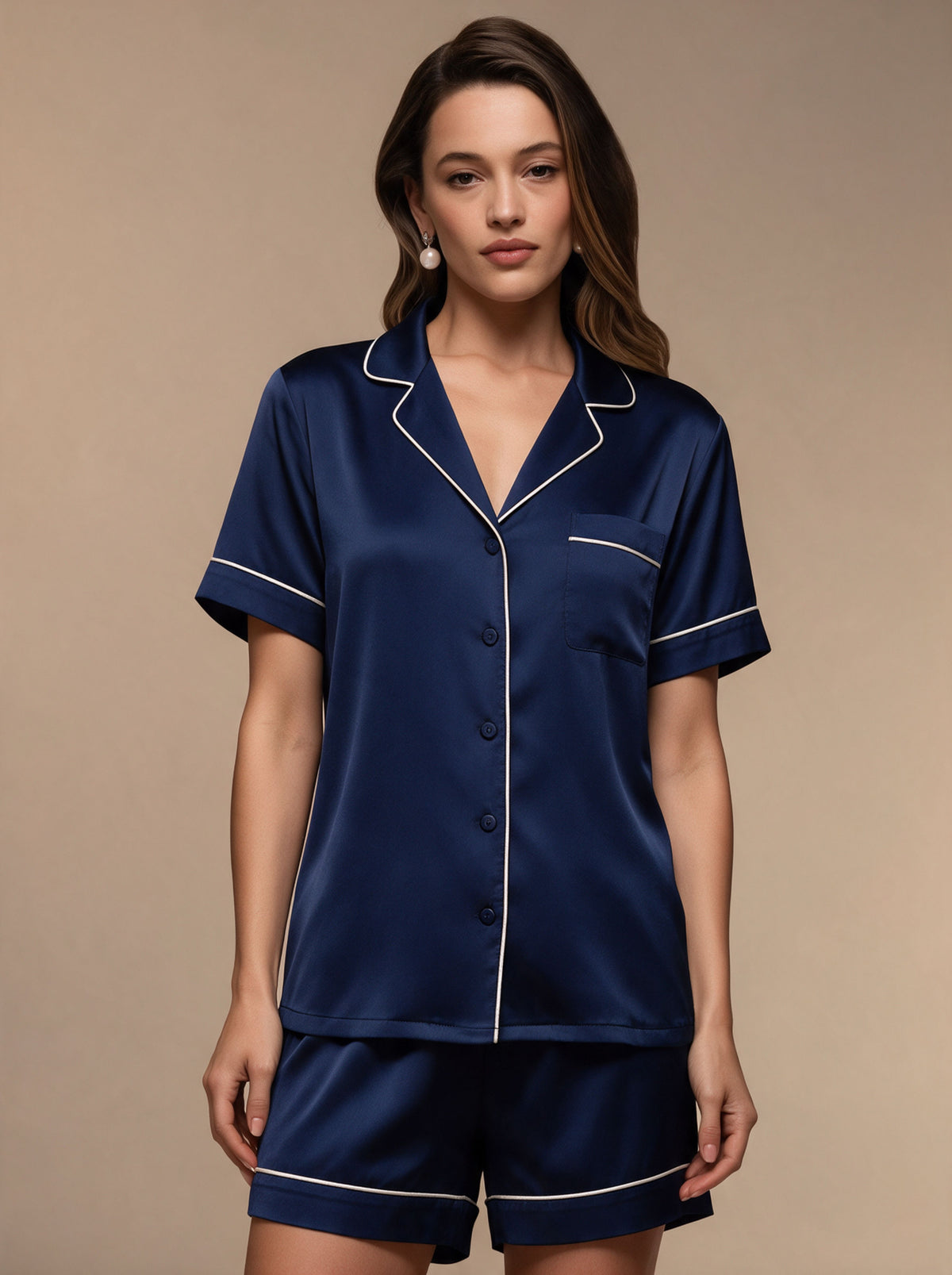 Luna (Pyjama satin de soie)