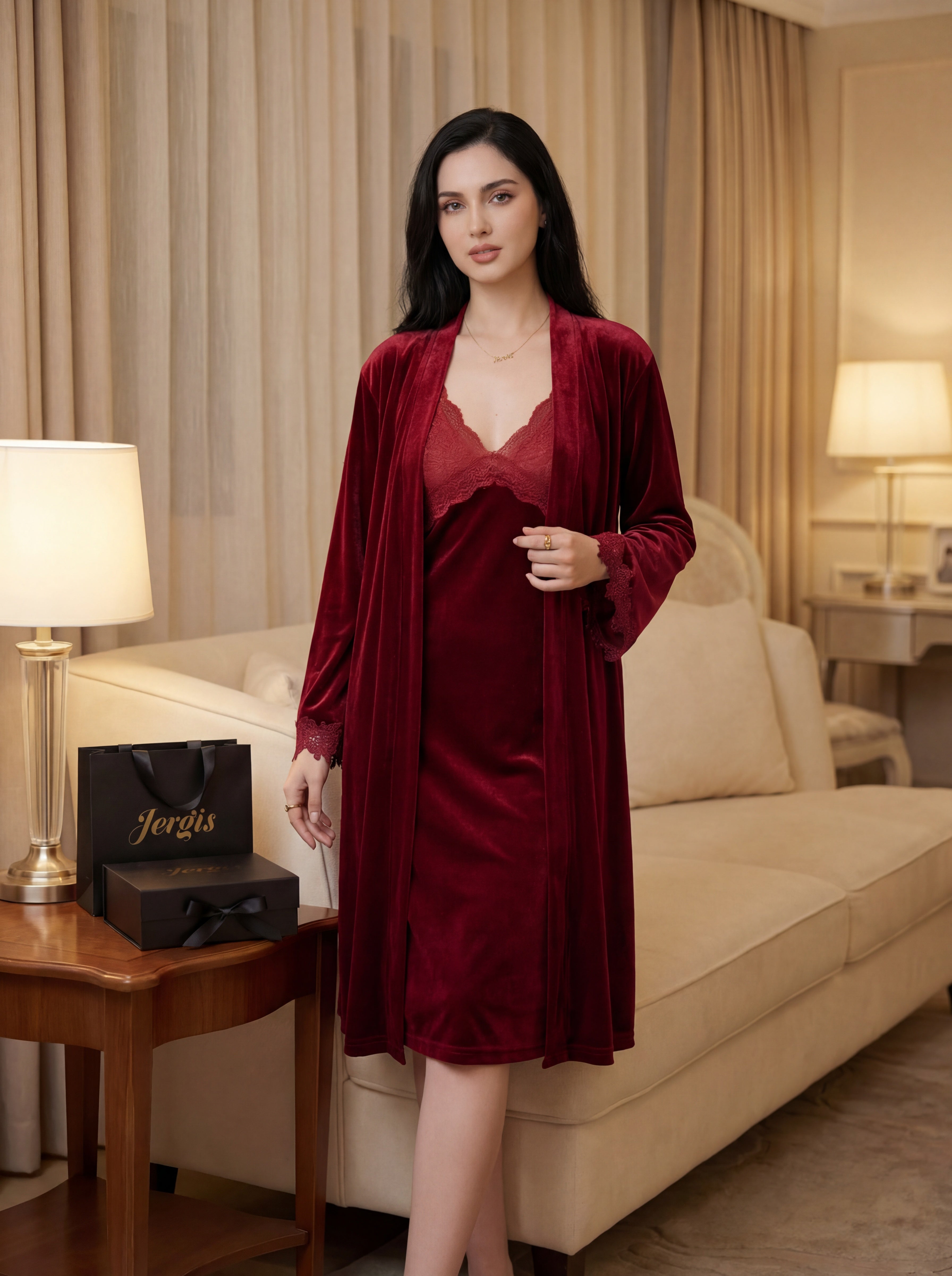 Ensemble en velour 2 pieces