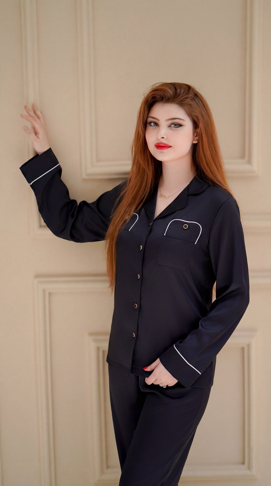 Le Pyjama en Soie Livia Le luxe des reines