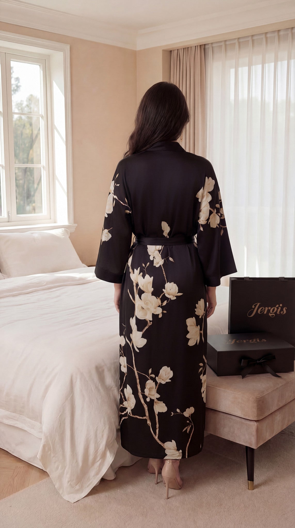 Ensemble Fleuri Noir